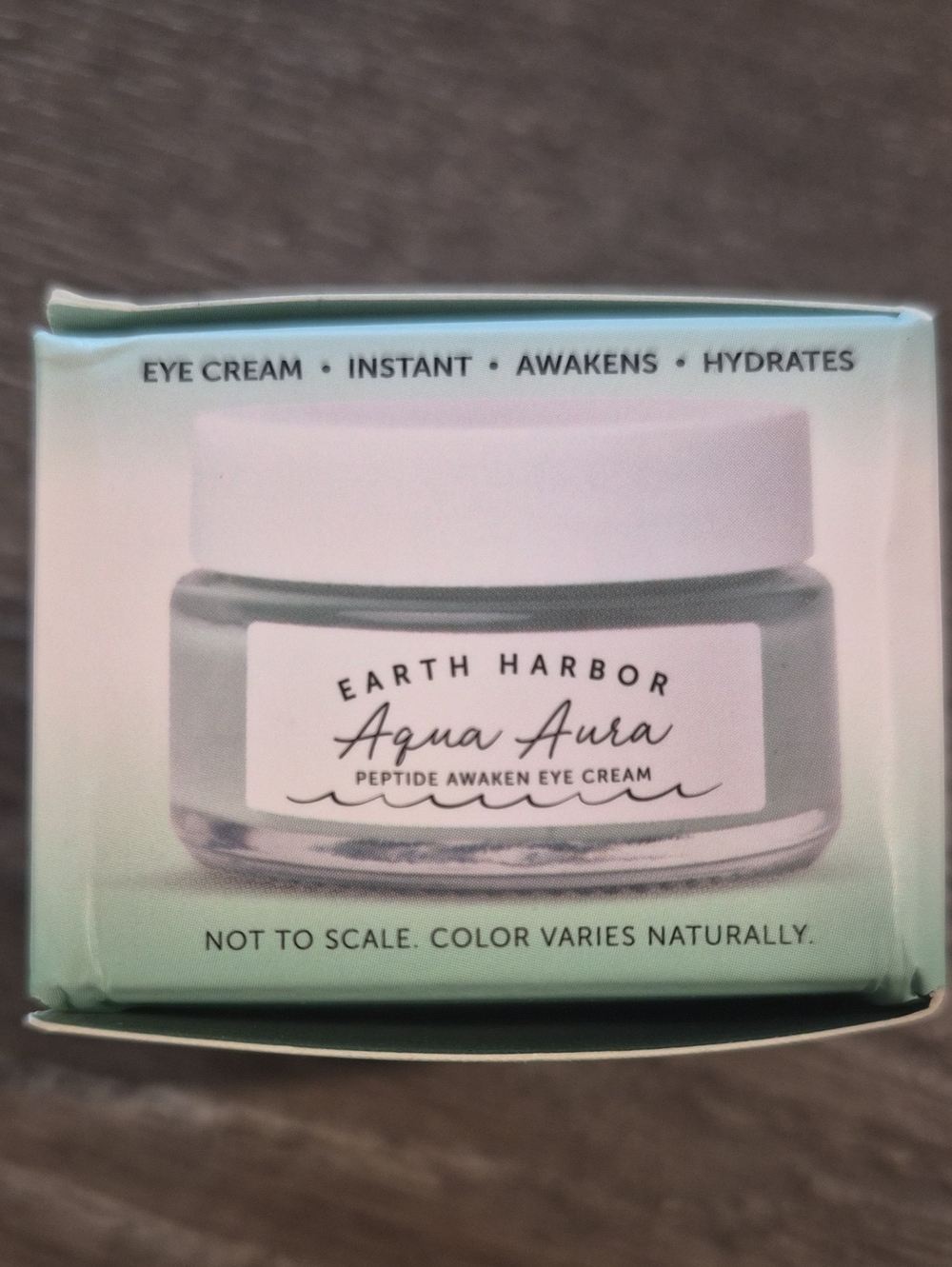 Earth Harbor Aqua Aura Peptide Eye Cream — Light Aqua